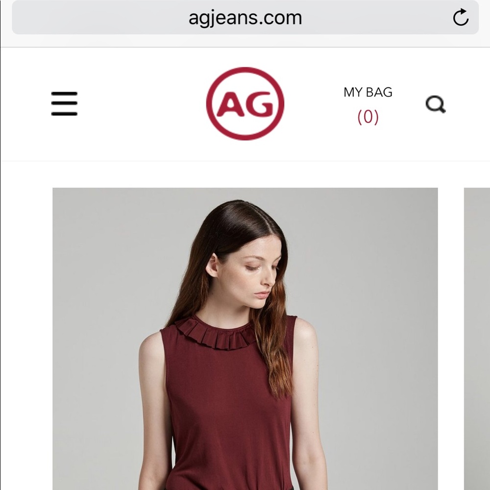 AG | THE FAE RUFFLE TANK